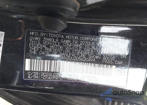2013 Toyota Prius Three Se from USA, damaged, VIN JTDKN3DU2D5620494